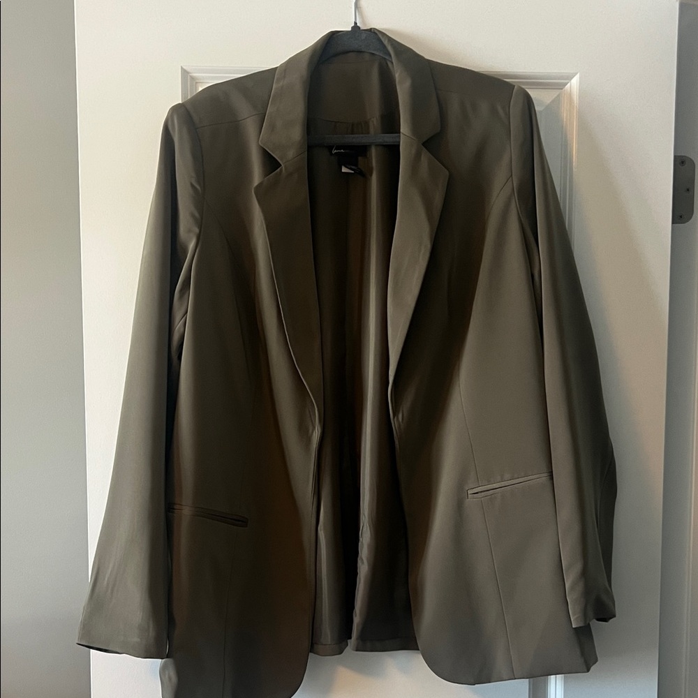 Lane Bryant Olive Green Women's Blazer